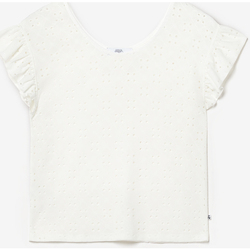 Abbigliamento Bambina Top / T-shirt senza maniche Le Temps des Cerises Top PEDRINAG Bianco