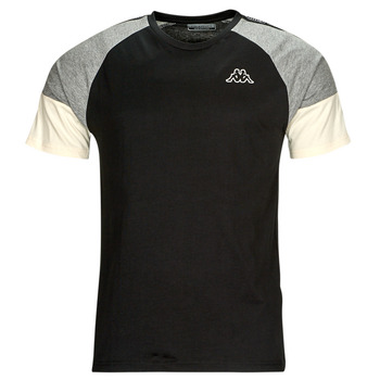 Abbigliamento Uomo T-shirt maniche corte Kappa IPOOL Nero / Bianco / Grigio