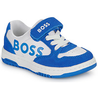 Scarpe Bambino Sneakers basse BOSS J09208 Blu / Bianco