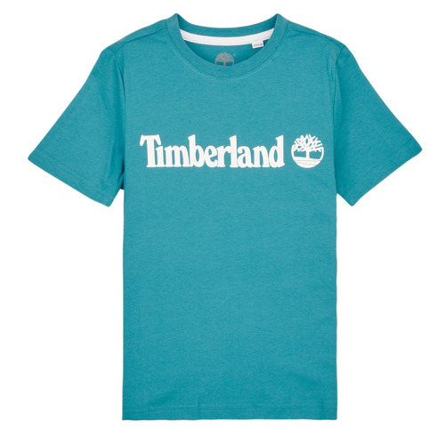 Abbigliamento Bambino T-shirt maniche corte Timberland T25U24-875-J Blu