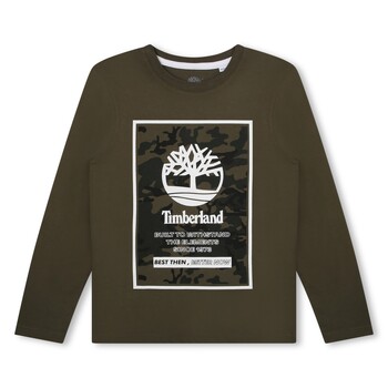 Abbigliamento Bambino T-shirts a maniche lunghe Timberland T25U27-655-C Kaki