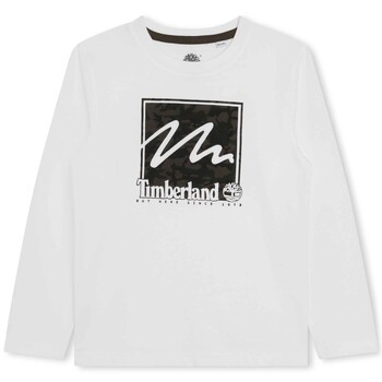 Abbigliamento Bambino T-shirt maniche corte Timberland T25U35-10P-C Bianco