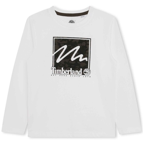 Abbigliamento Bambino T-shirt maniche corte Timberland T25U35-10P-J Bianco