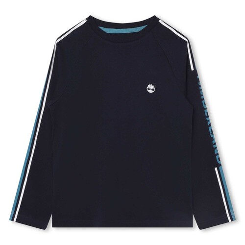 Abbigliamento Bambino T-shirt maniche corte Timberland T25U37-857-J Marine