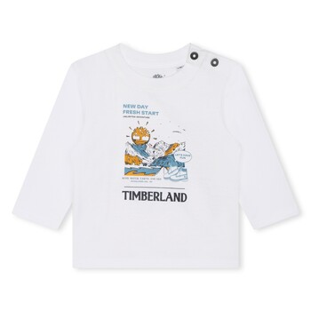 Abbigliamento Bambino T-shirt maniche corte Timberland T60005-10P-B Bianco