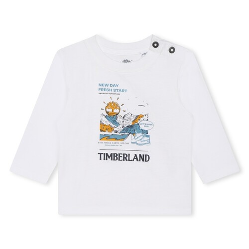 Abbigliamento Bambino T-shirt maniche corte Timberland T60005-10P-C Bianco