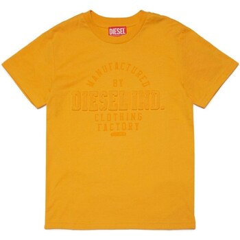 Abbigliamento Bambino T-shirt maniche corte Diesel J01124-KYAR1 Giallo