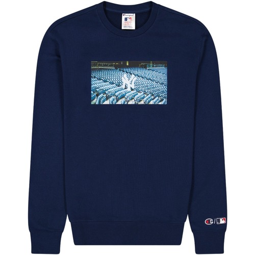 Abbigliamento Uomo Felpe Champion Sweatshirt New York Yankees Mlb Blu