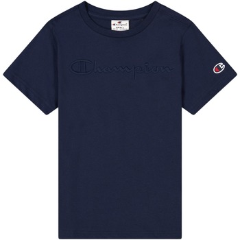 Abbigliamento Bambino T-shirt maniche corte Champion T-shirt enfant  Cml Logo Blu