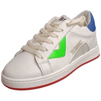 Scarpe Unisex bambino Sneakers 2B12 suprime Multicolore-bianco-verde-azzurro