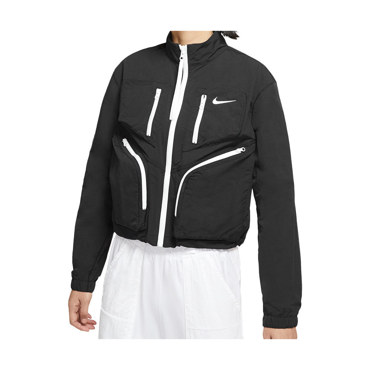 Abbigliamento Donna giacca a vento Nike CU6036-010 Nero