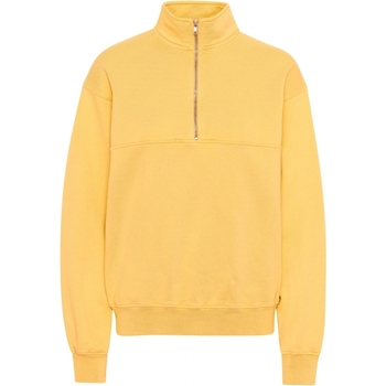 Abbigliamento Felpe Colorful Standard Sweatshirt 1/4 zip  Organic lemon yellow Giallo