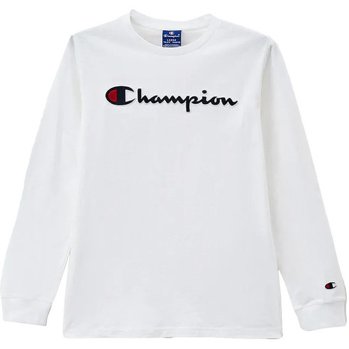 Abbigliamento Bambina T-shirt & Polo Champion 305771-WW001 Bianco