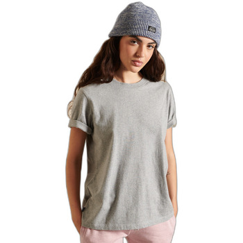 Abbigliamento Donna T-shirt maniche corte Superdry T-shirt en coton biologique femme  Vintage Logo Grigio