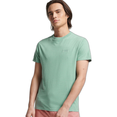Abbigliamento Uomo T-shirt maniche corte Superdry T-shirt  Vintage Logo Blu