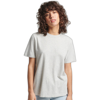 Abbigliamento Donna T-shirt maniche corte Superdry T-shirt femme  Vintage Logo coton Grigio