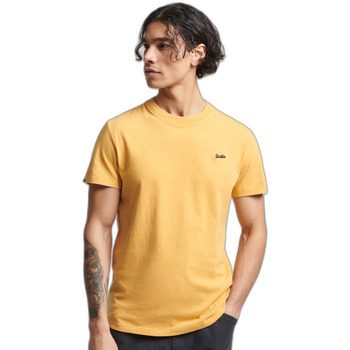 Abbigliamento Uomo T-shirt maniche corte Superdry T-shirt  Micro Giallo