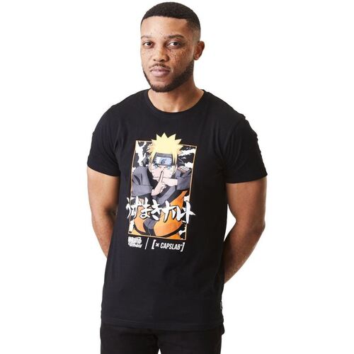 Abbigliamento Uomo T-shirt maniche corte Capslab T-shirt  Naruto Nero