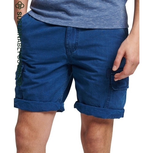 Abbigliamento Uomo Shorts / Bermuda Superdry Short cargo en coton bio  Vintage Blu