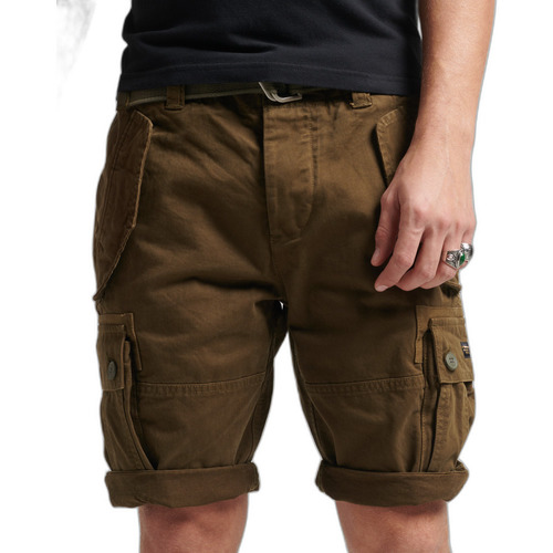 Abbigliamento Uomo Shorts / Bermuda Superdry Short cargo épais  Core Verde