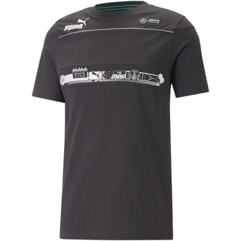 Abbigliamento Uomo T-shirt maniche corte Puma T-shirt  Mercedes AMG SDS Nero