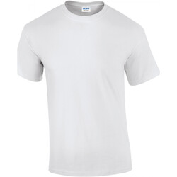 Abbigliamento Uomo T-shirt maniche corte Gildan T-shirt ultra  Ultra Cotton ™ Bianco