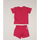 Abbigliamento Bambina Completo adidas Originals COMPLETO ADICOLOR SHORTS AND TEE Rosa