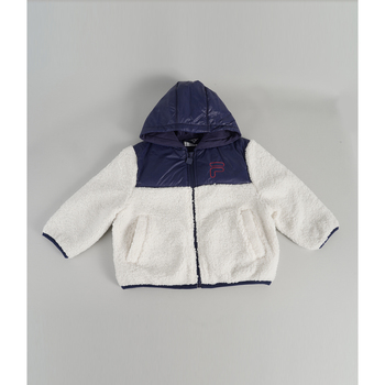 Abbigliamento Unisex bambino Giacche Fila SHERPA JACKET Bianco-BLU