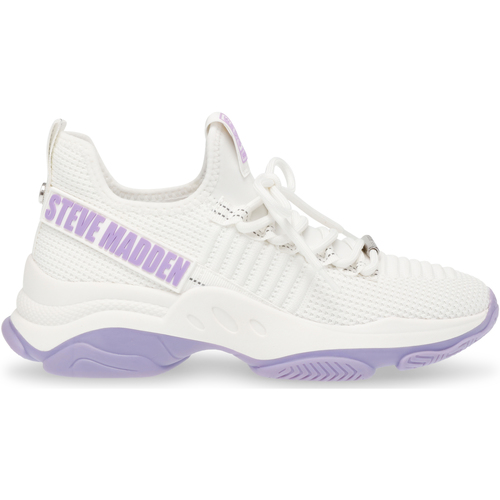 Scarpe Donna Sneakers Steve Madden Baskets femme  Mac-E Bianco