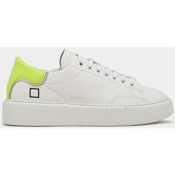 Scarpe Donna Sneakers Date W381-SF-FL-HY SFERA FLUO-WHITE/YELLOW Bianco