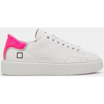 Scarpe Donna Sneakers Date W381-SF-FL-WF SFERA FLUO-WHITE/FUXIA Bianco
