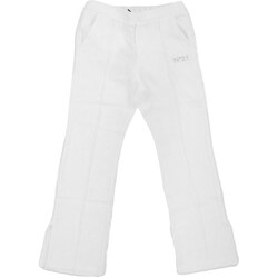 Abbigliamento Bambina Pantaloni 5 tasche N°21 N21610 Bianco