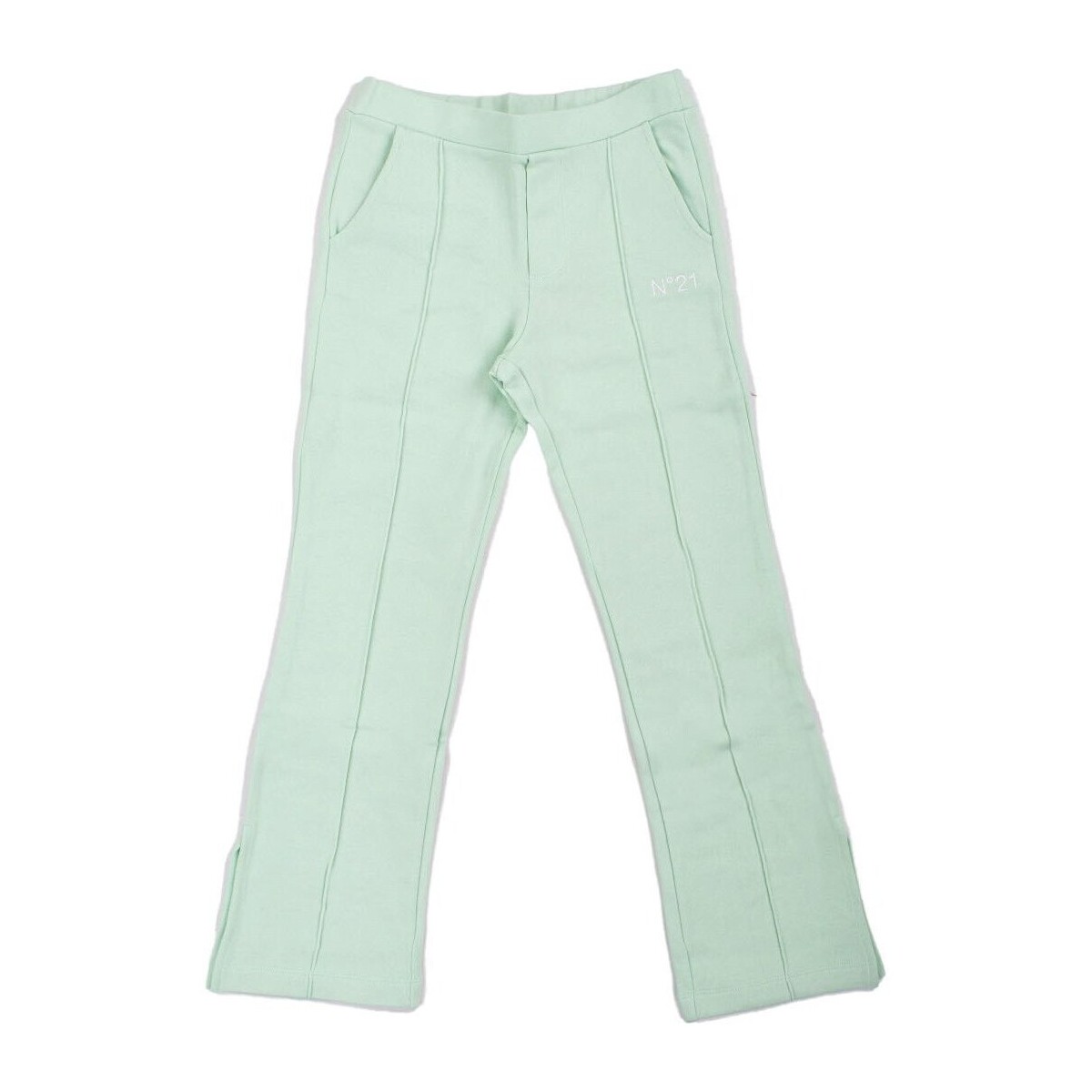 Abbigliamento Bambina Pantaloni 5 tasche N°21 N21610 Verde