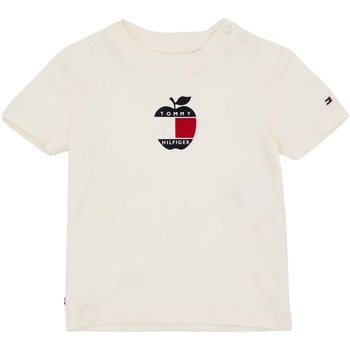 Abbigliamento Donna T-shirt maniche corte Tommy Hilfiger KN0KN01569 Bianco