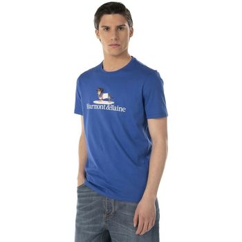 Abbigliamento Uomo T-shirt & Polo Harmont & Blaine IRF131021087 BL 2000000015767 Blu