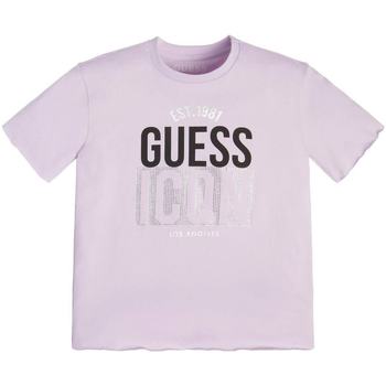 Abbigliamento Bambina T-shirt maniche corte Guess J3RI13K8HM3 Viola