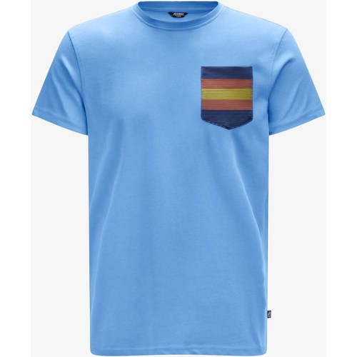 Abbigliamento Uomo T-shirt maniche corte K-Way K3121UW Blu