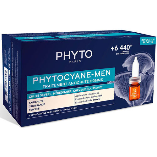 Bellezza Accessori per capelli Phyto Phytocyane-men Tratamiento Anticaída Hombre 12 X 