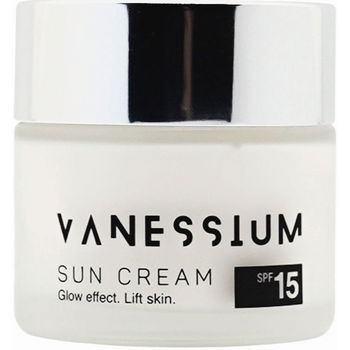 Bellezza Protezione solari Vanessium Sun Cream Crema Idratante Illuminante Spf15+ 