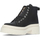 Scarpe Donna Sneakers alte Victoria SNEAKERS  CON TACCO 1110106 Nero