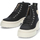 Scarpe Donna Sneakers alte Victoria SNEAKERS  CON TACCO 1110106 Nero
