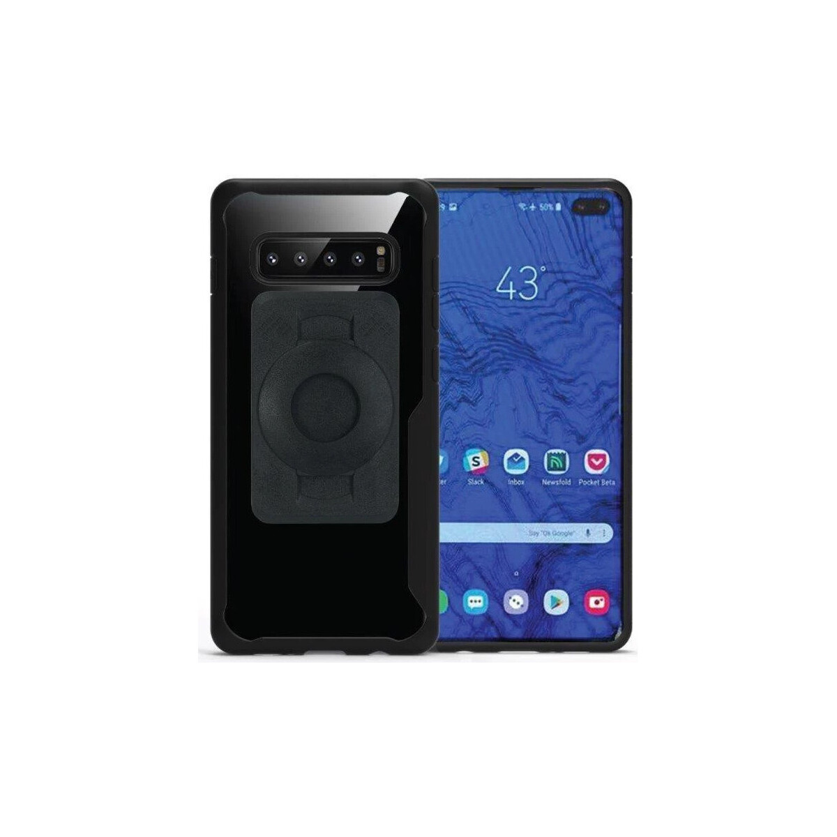 Borse Unisex bambino Fodere cellulare Tigra Coque smartphone  FitClic Neo Samsung Galaxy S22 Ultra Nero
