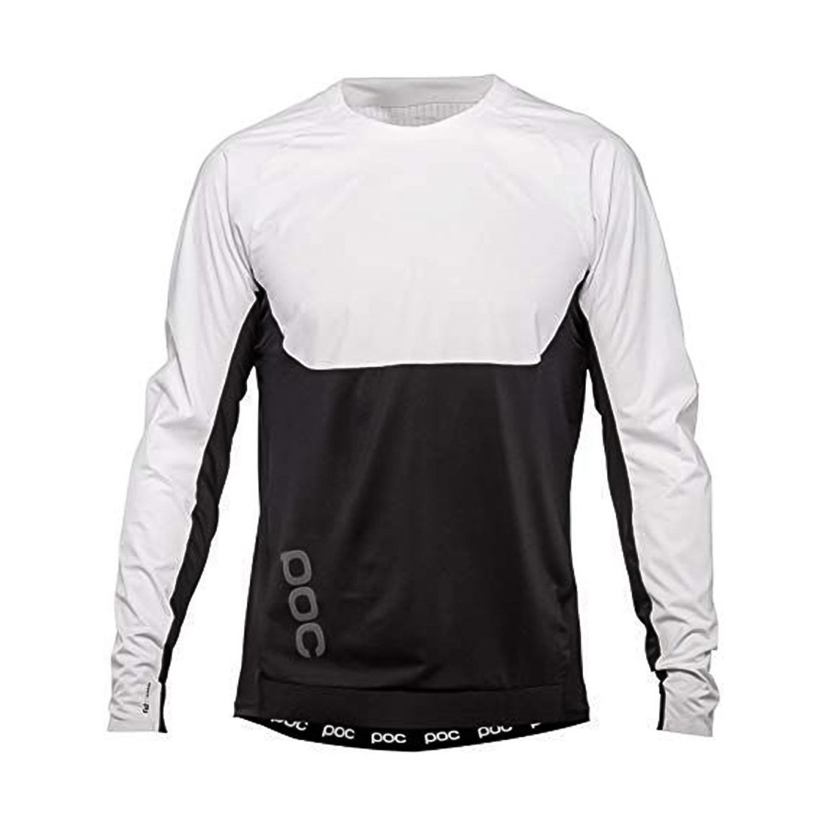 Abbigliamento Uomo T-shirt & Polo Poc 52300-8001 RACEDAY DH JERSEY HYDROGEN WHITE/URANIUM BLACK Multicolore