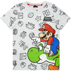 Abbigliamento Bambino T-shirts a maniche lunghe Super Mario NS6894 Grigio