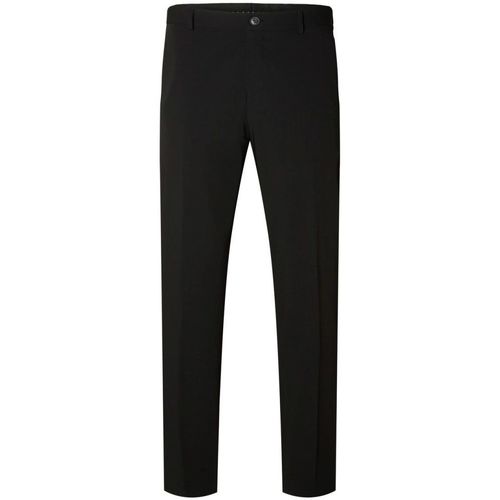 Abbigliamento Uomo Pantaloni Selected 16087825 SLIM LIAM-BLACK Nero