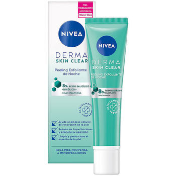 Bellezza Maschere & scrub Nivea Derma Skin Clear Peeling Exfoliante Facial Noche 