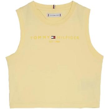 Abbigliamento Bambina T-shirt maniche corte Tommy Hilfiger  Giallo