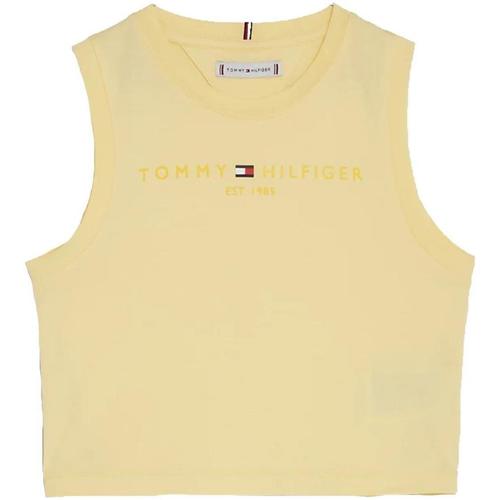 Abbigliamento Bambina T-shirt maniche corte Tommy Hilfiger  Giallo