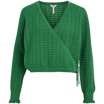 Abbigliamento Donna Maglioni Object Jasmin Cardigan L/S - Fern Green Verde
