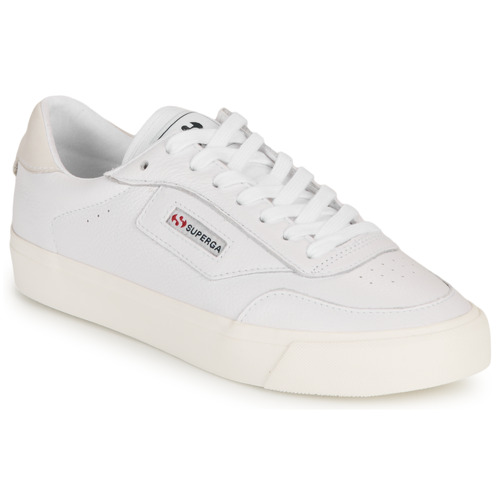 Scarpe Sneakers basse Superga 3843 NEW CLUB S UP COMFORT LEATHER Bianco
